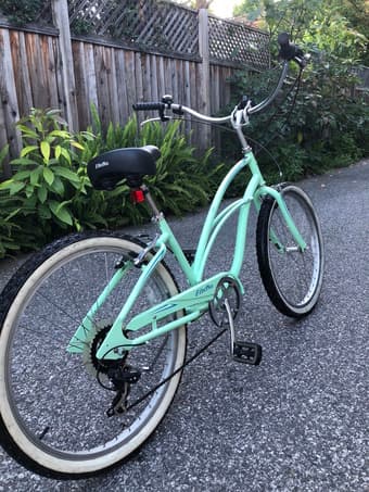 Seafoam Green Cruiser with Detachable Basket 1