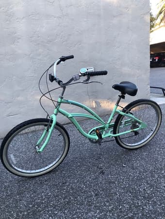 Seafoam Green Cruiser with Detachable Basket 2