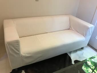 IKEA Klippan sofa (beige) for sale 1