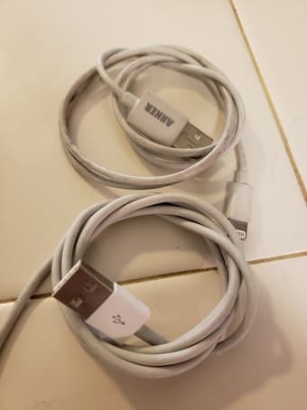 iphone charger, usb 2.0 to micro, short ethernet cable, adapter 2