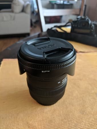 Sigma 10-20mm f/3.5 Lens for Canon cameras with HOYA UV Filter 1