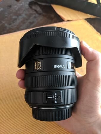 Sigma 10-20mm f/3.5 Lens for Canon cameras with HOYA UV Filter 2