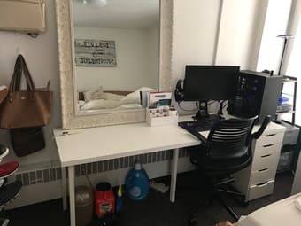 IKEA Linnmon long desk 1