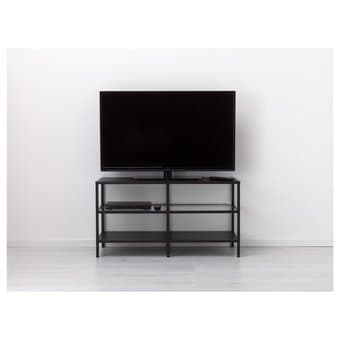 Desk, tv stand, counter-height table and linen chairs 3