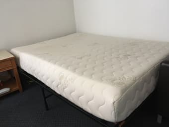 Bella Sera Organics - Full size mattres + bed frame 1