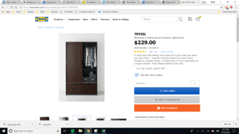 Brown large armoire/wardrobe/closet in great condition! 1