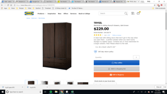Brown large armoire/wardrobe/closet in great condition! 2
