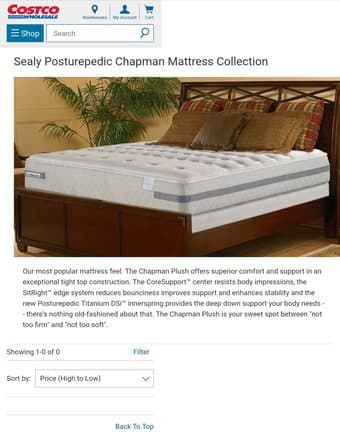 Queen Mattress - Sealy Posturepedic  plush pillowtop, high quality 1