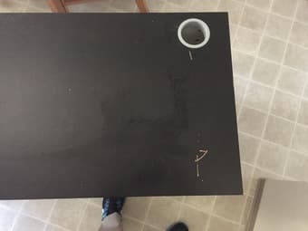 Desk table long ikea 3