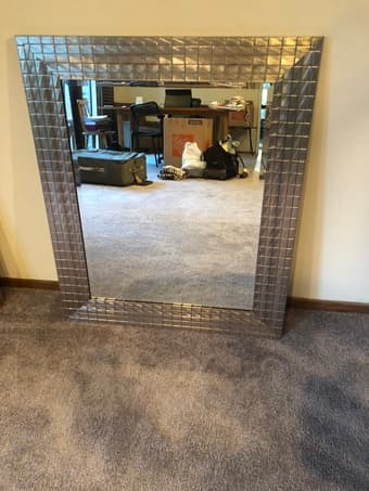 Large framed mirror 1