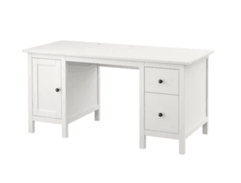 IKEA Hemnes white stain office DESK 1