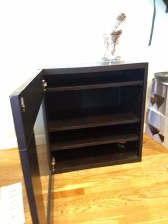 Wholeroom instant furnishing: 2 desks, 2 chairs, shelves and cabinet 2