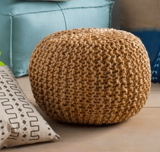 Jute Pouf 1