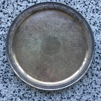Vintage Barker Ellis Silver Tray 1