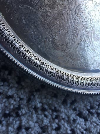 Vintage Barker Ellis Silver Tray 2