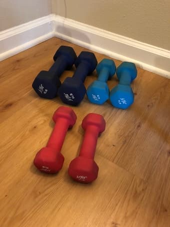 Weight Set 8, 5, 3 lbs 1