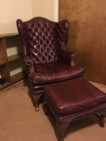 ARMCHAIR + MATCHING BENCH 1