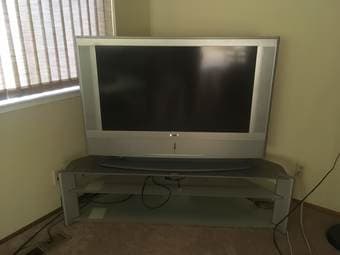 Sony TV with stand 1