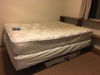 Queen size bed and mattress 1