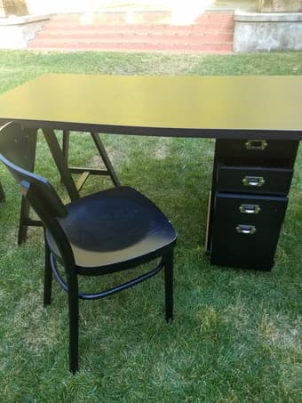 Ikea chair desk set 1