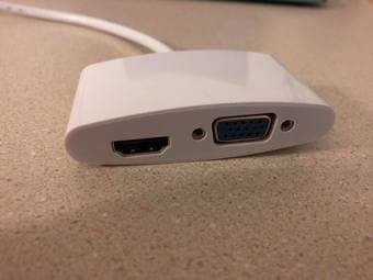 HDMI + VGA to Thunderbold cable 3