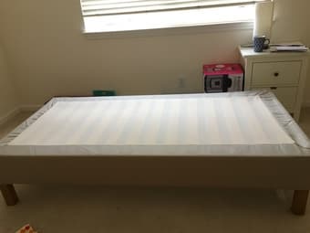 Full size bed with mattress 2