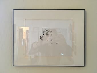 Modern black chic picture frames (pair) 1