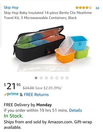 Skip hop - mealtime travel kit 1