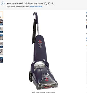 BISSELL carpet cleaner, PowerBrush Upright Deep Machine & shampoo 1