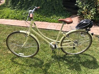 Gorgeous 7-speed Cruiser Bike, 17" WITH Bell, Pump, Rack 1