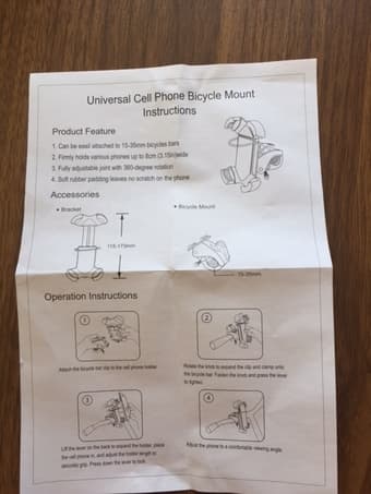 Brand New Universal Cell Phone Bicycle Mount - $5 2