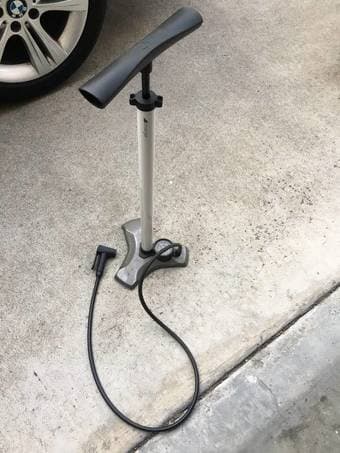 Track Bike + Floor Pump - $150 2