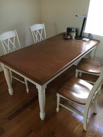 Dining Table and Four Chairs 1