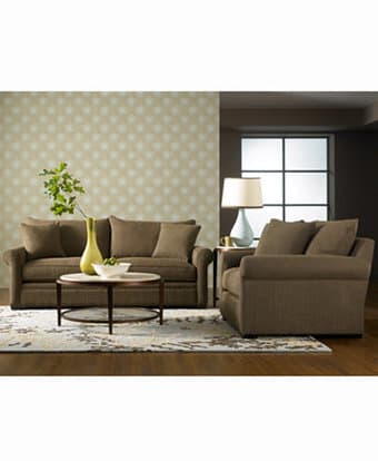 Sofa, chair and ottoman set 1