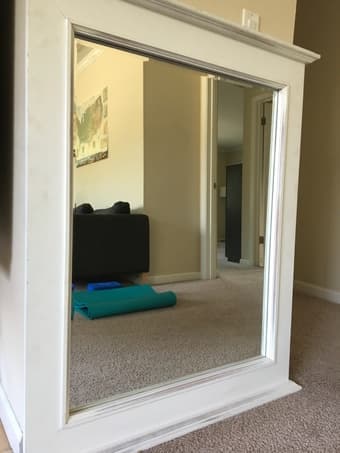 Beautiful white mirror 2