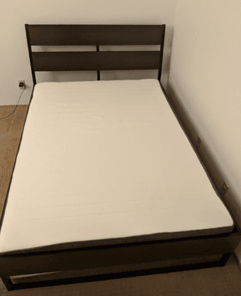 IKEA MORGEDAL Foam Mattress (Firm, Dark Grey, Full Size) 1