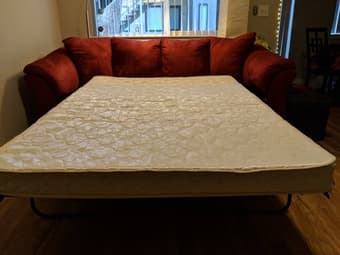 Great Sofa Bed w/ Lounger for Sale 2