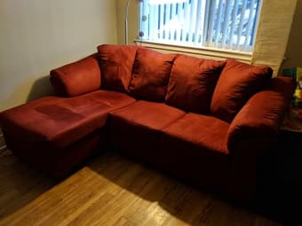 Great Sofa Bed w/ Lounger for Sale 3