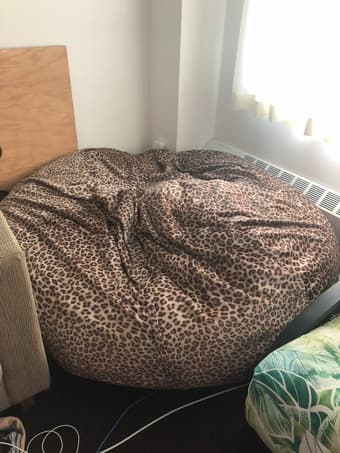 Huge lovesac beanbag floof 1