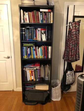 Black IKEA Bookshelf 1
