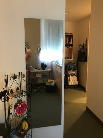 Flat wall rectangular  mirror 1