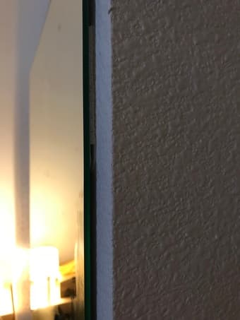 Flat wall rectangular  mirror 2