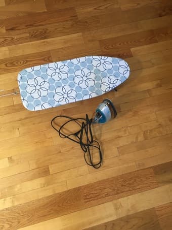 IRON + ironing board min: Sunbeam turbo steam master professional iron 1