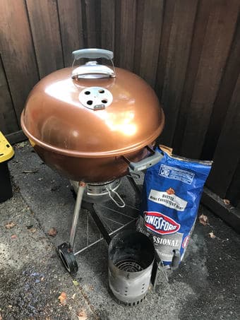 EV back yard items (Umbrella+Artificial grass+Charcoal grill+Hose) 3