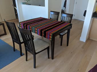 Dining room table and chairs 1