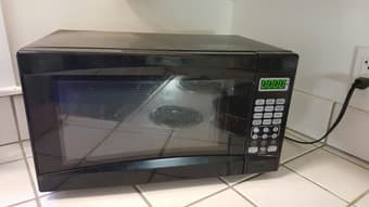 Small washer + microwave 3