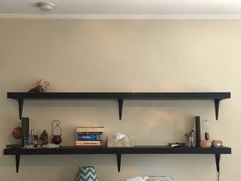 Black IKEA Shelves 1