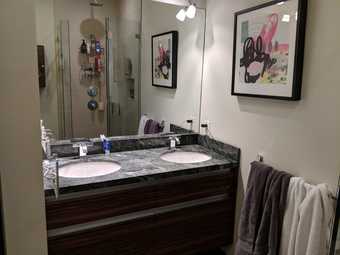 Fully furnished master bedroom with private ensuite bath in central SF 2