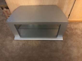 Glass Shelf TV Stand 2