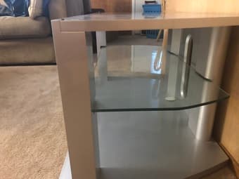 Glass Shelf TV Stand 3